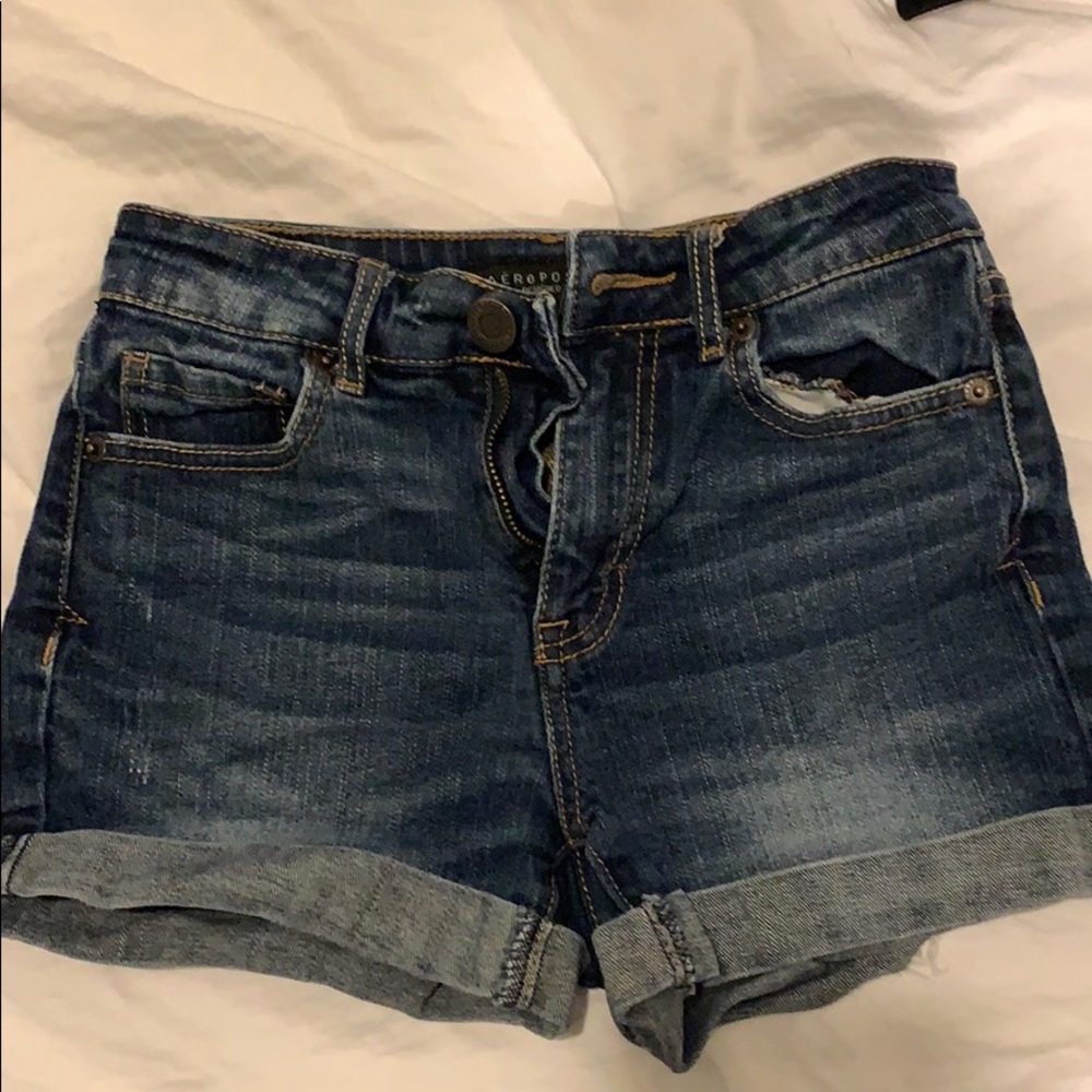 Denim shorts